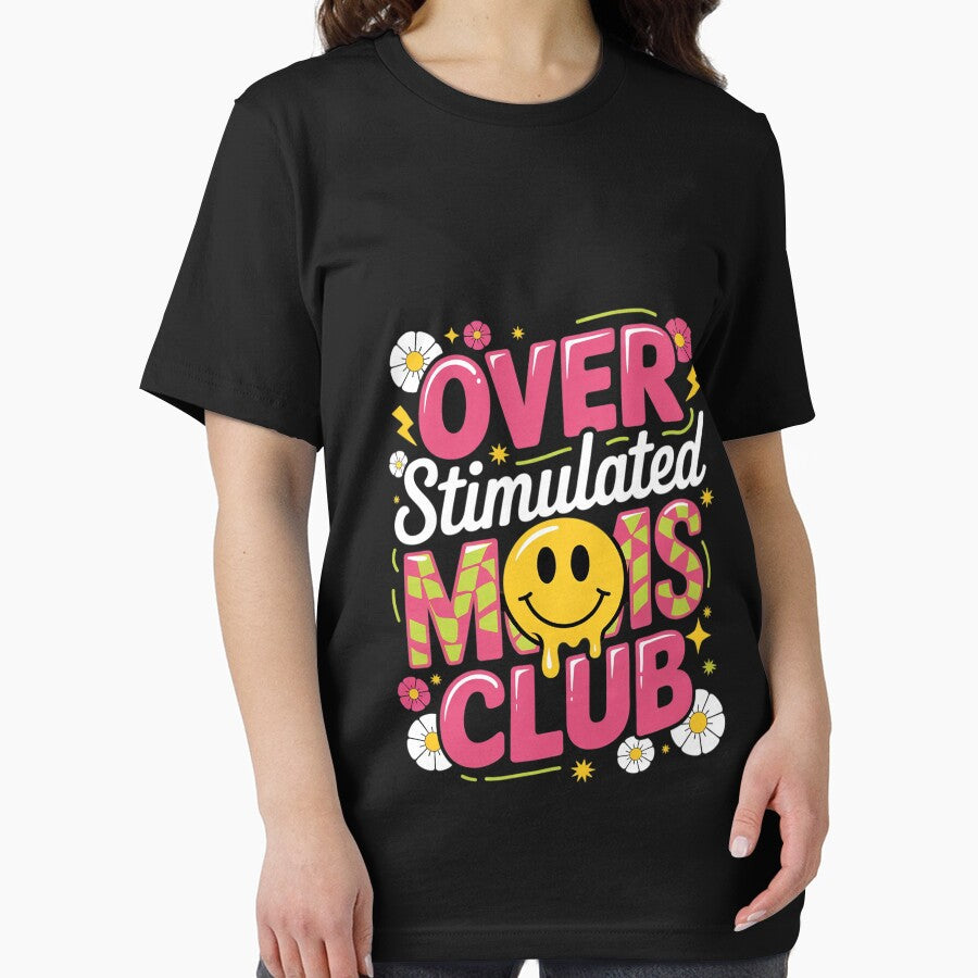 Overstimulated Moms Club Mother's Day Mama Mom Life Women by FadeOfThrone