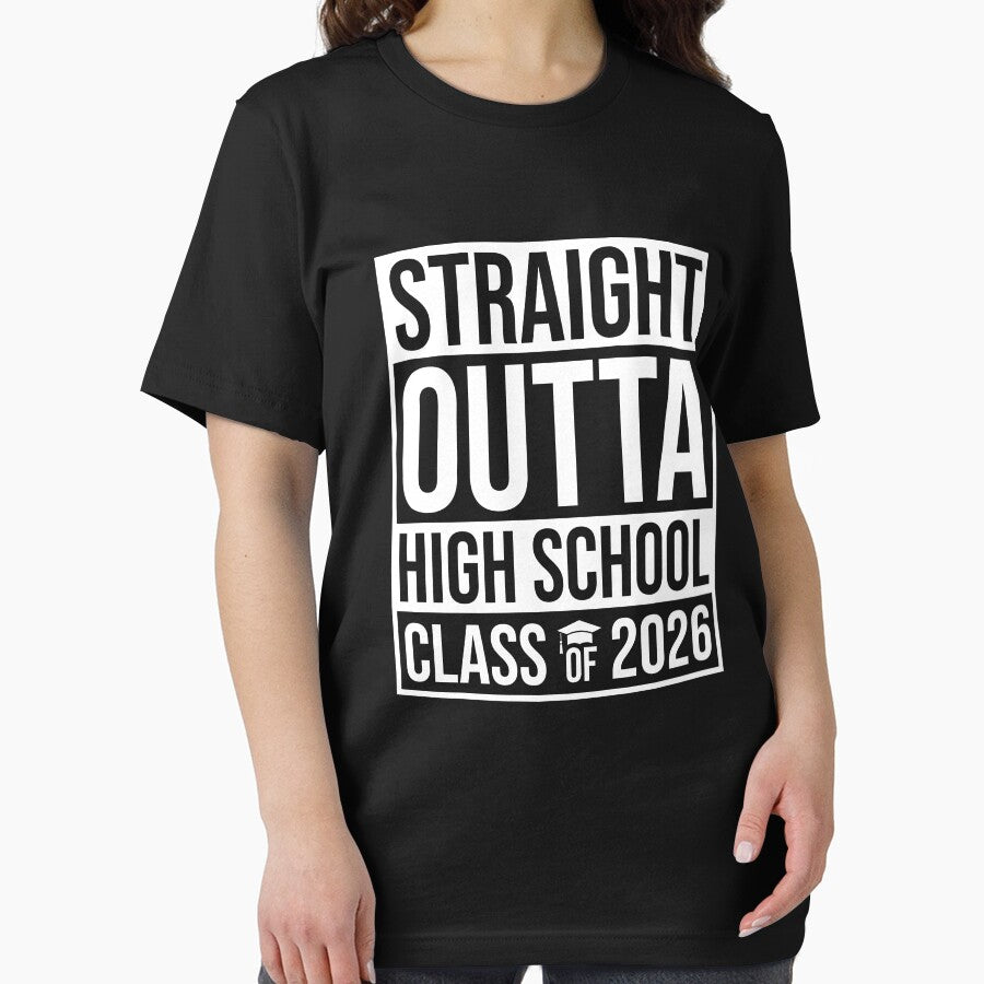 Straight Outta High School Class Of 2026 Shirt, Senior 2026 Shirt, 2026 Graduation Shirt, College Senior Shirt, High School Senior Shirt by aymob