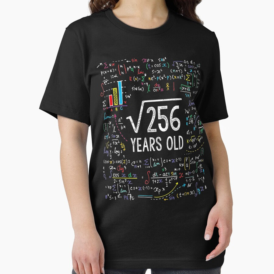 Square Root Of 256 16Th Birthday 16 Year Old Gifts Math Bday by ElieserGomez