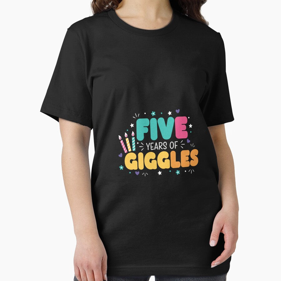 Five Years of Giggles: 5th Birthday Celebration Gift by Merchifyme2000