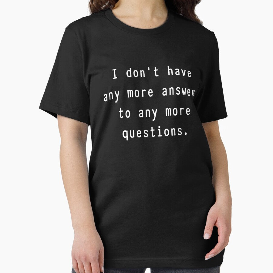 I don't have any more answers to any more questions Funny Mom Quote Design by Nordo Studio