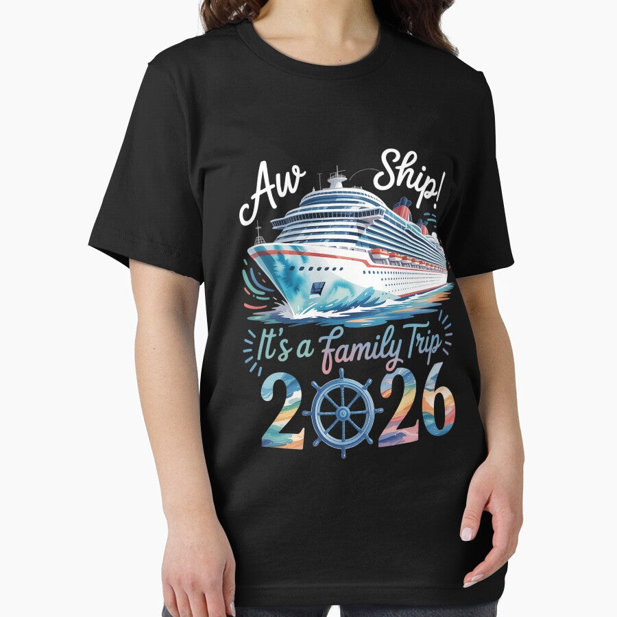 Aw Ship It'S A Family Trip 2026 Cruise Summer Vacation Beach by AnixieArtFun