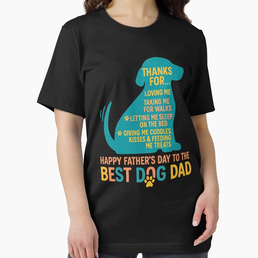 Happy Father’s Day to the Best Dog Dad Gift from Pet by flagylART