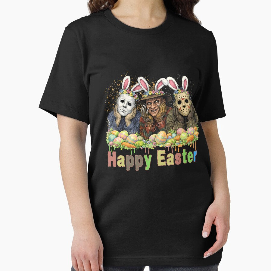 Happy Easter Horror Movie Easter Gothic Bunny Horror Characters by RDGNR