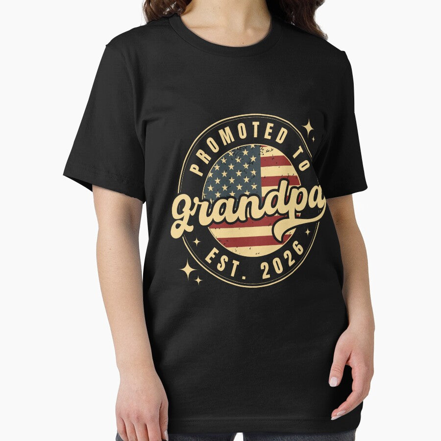 Promoted to Grandpa Est. 2026 New Grandpa USA by SakuraPxl