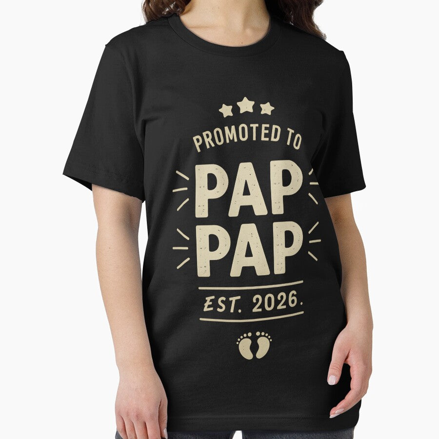 Promoted To Pap Pap Est 2026 Grandparents Baby Announcement by BakeryDozen