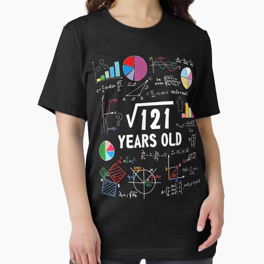 Square Root Of 121 11Th Birthday 11 Year Old Gifts Love Math by GaryArtStudio