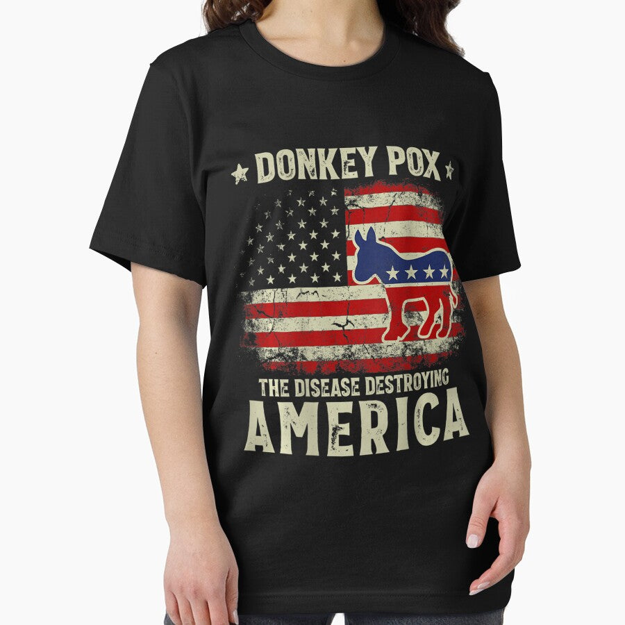 Hot Funny Biden Donkey Pox The Disease Destroying America Back by MarkusArt345