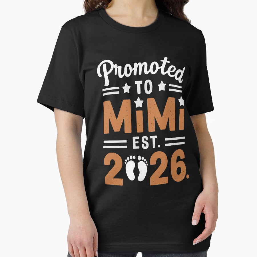 Promoted To Mimi Est 2026 Grandparents Baby Announcement by BakeryDozen