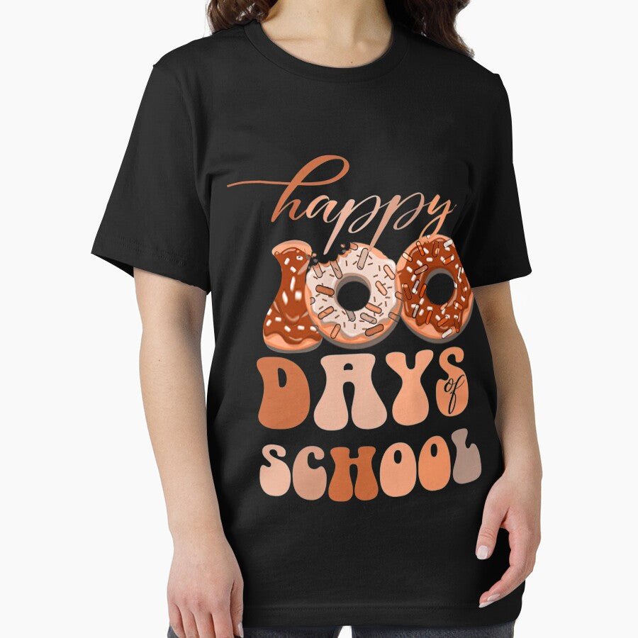 100th Days Of School Funny Groovy Donuts Kindergarten Teachers by HammiltenJohn