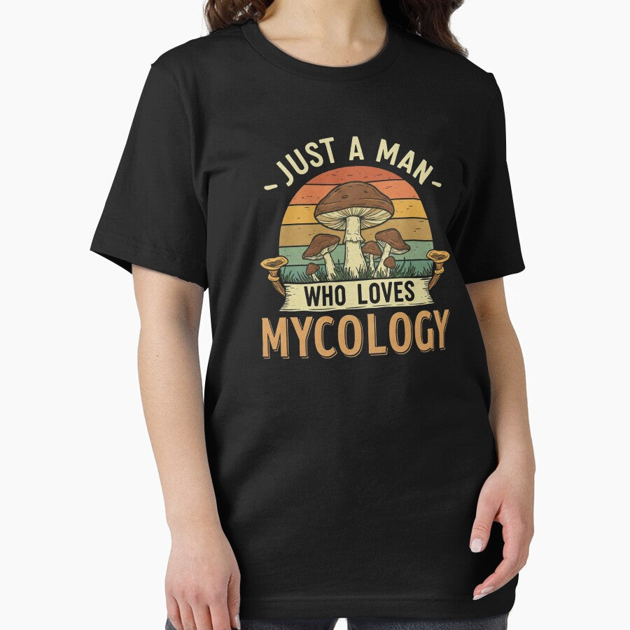 Just a Man Who Loves Mycology | Nature-Inspired and Curious Graphic by Tw1nsAIArt