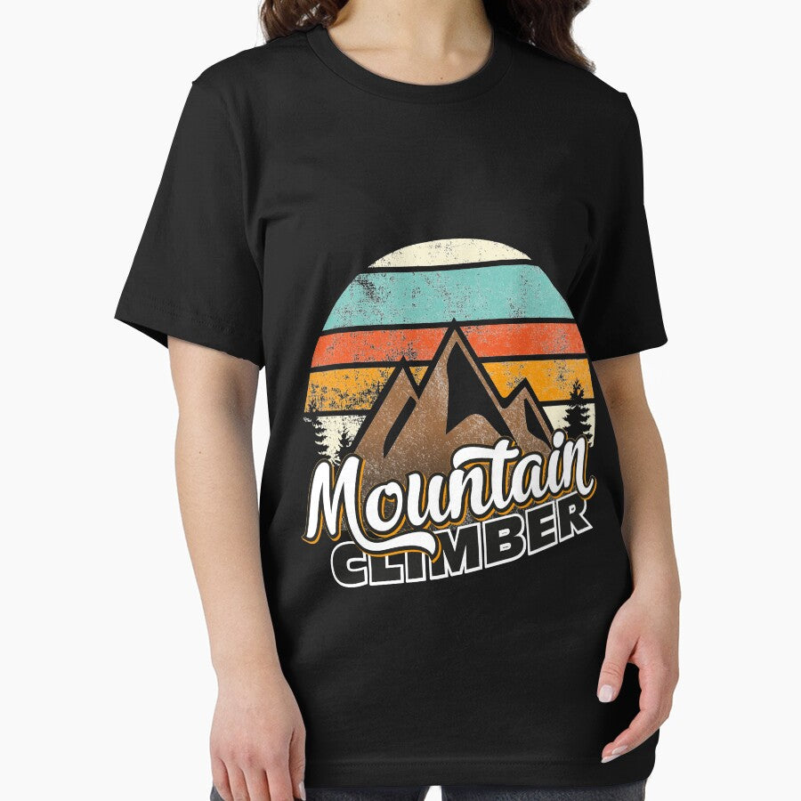 Mountains climber climbing gift retro bouldering vintage mountaineer by teeseeds