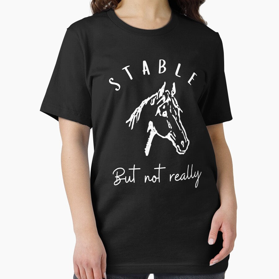 Stable But Not Really Funny Horse Girl Barn Life by faridman