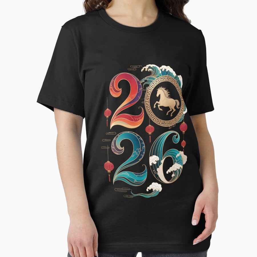 Year of the Horse 2026 Lunar New Year Chinese Zodiac Horse by blueyeeti