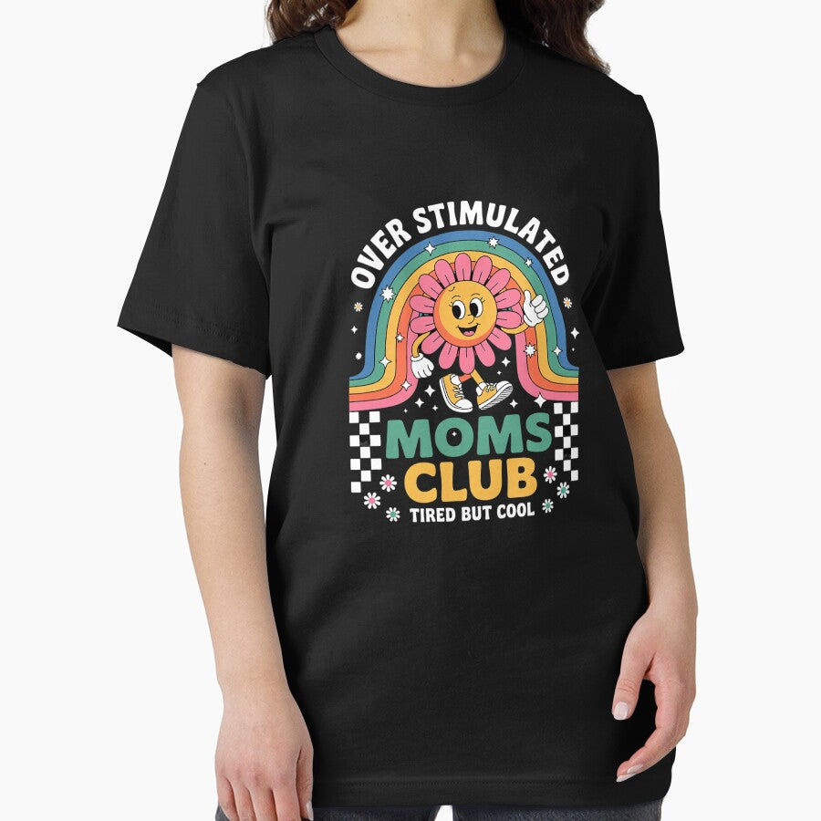 Women Overstimulated Moms Club Groovy Mothers Day0 by SyntaxClaw