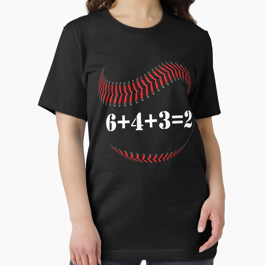 Double play 6+4+3=2 Baseball Math Double Play Funny Baseball Mom and Dad 6+4+3=2 math Gift by ARTZ84