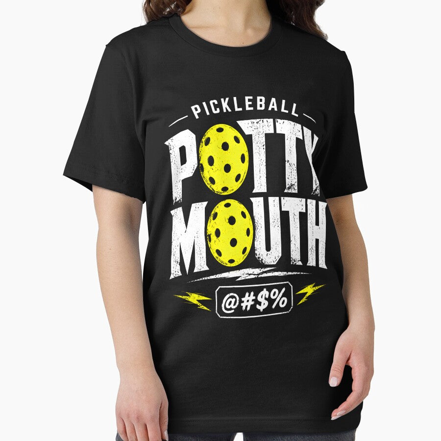 Pickleball Potty Mouth – Funny Pickleball Player Humor by THREE LITTLE BEANS