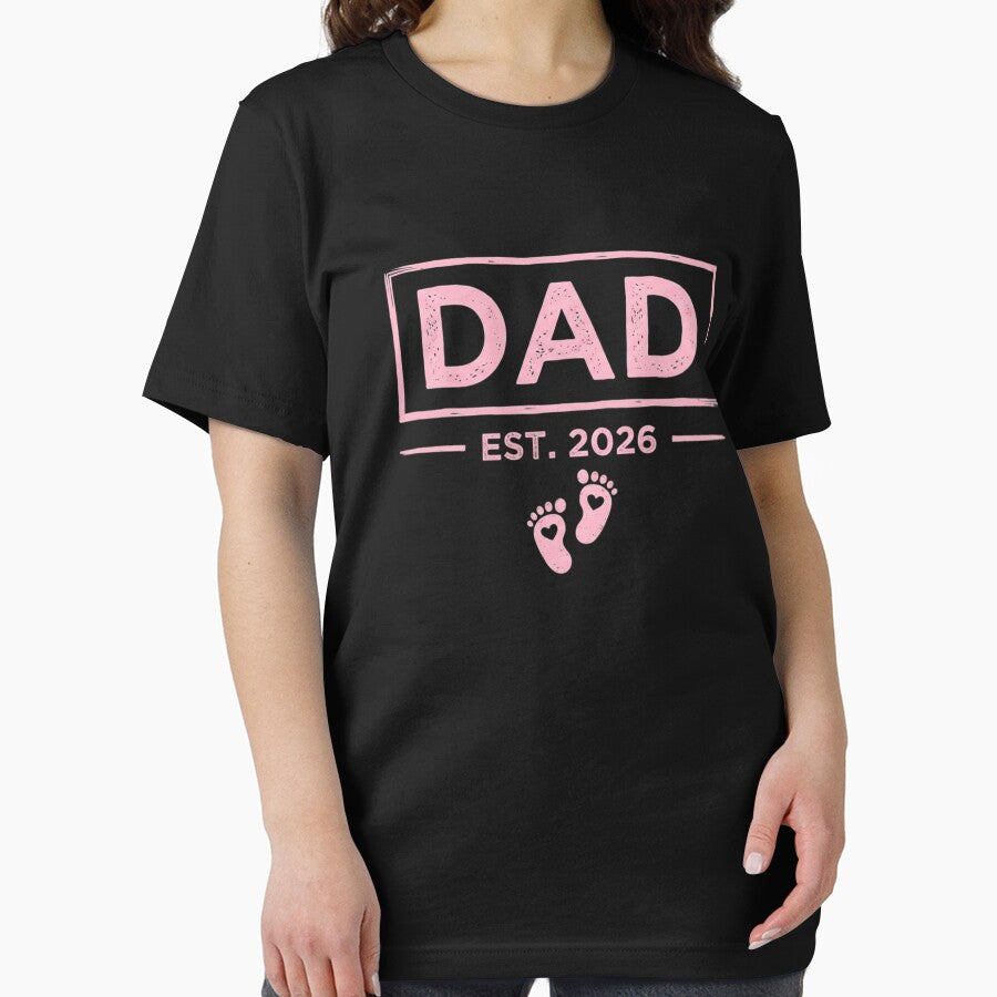 Dad Est. 2026 Expecting Father Baby Announcement by SofenArt