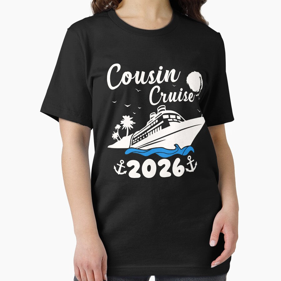 Cousin Cruise 2026 Family Vacation Nautical Adventure Art by PixelWaveBD