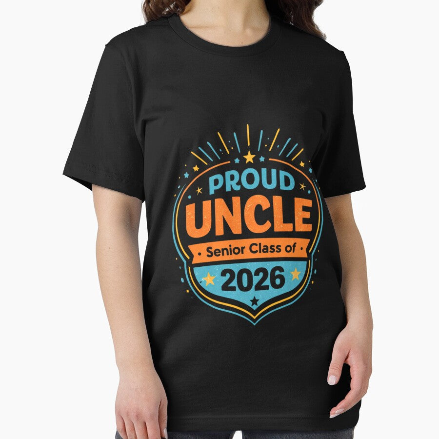 Senior Class of 2026 Proud Uncle – Graduation Celebration Design by bilal sibgui