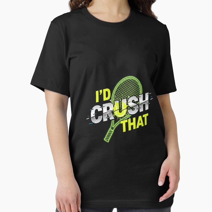 I'd Hit That Tennis Ball Funny Sports Pun Gift by Merchifyme2000