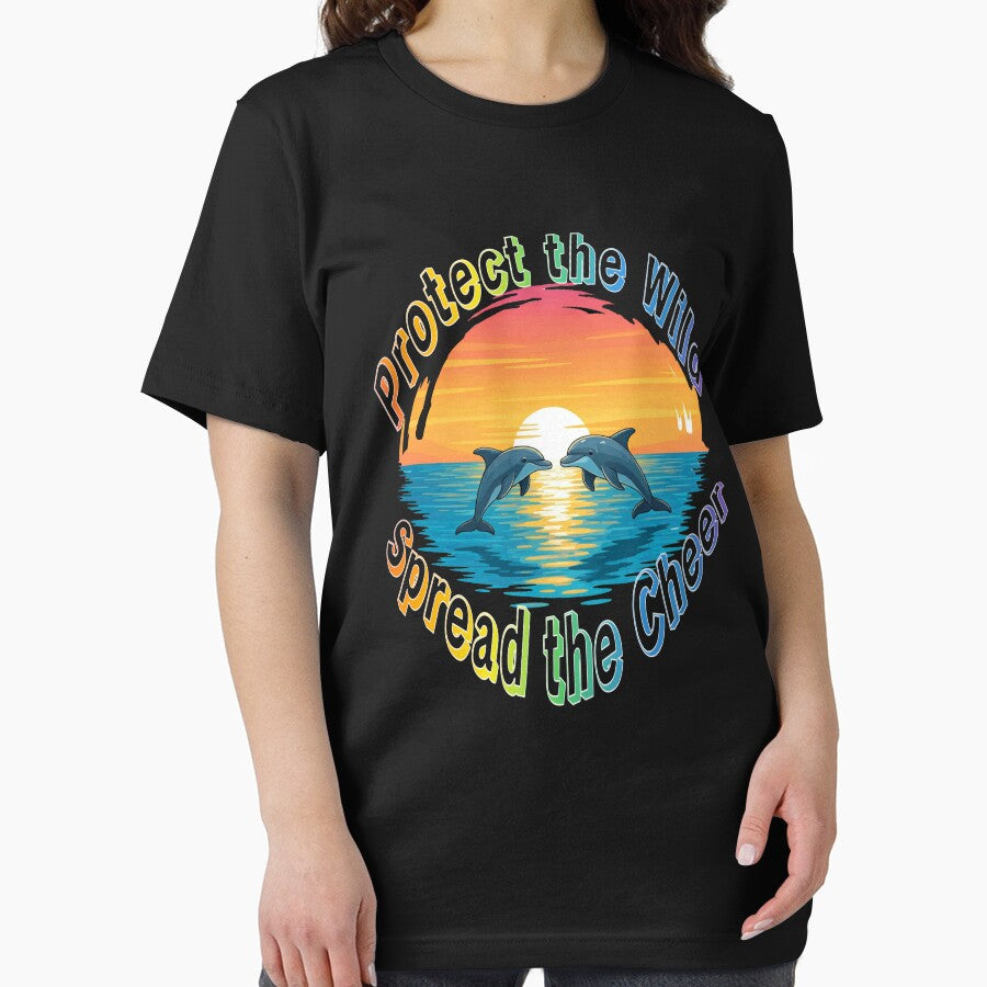 Dolphin Sunset: A Message of Hope and Joy by Diwakar-Designs