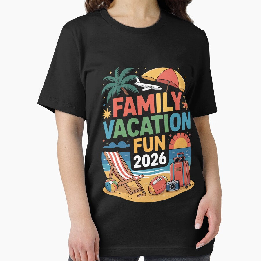 Family Vacation, 2026 Fun for Beach Lovers, Summer Trip Gift by DarioRosales