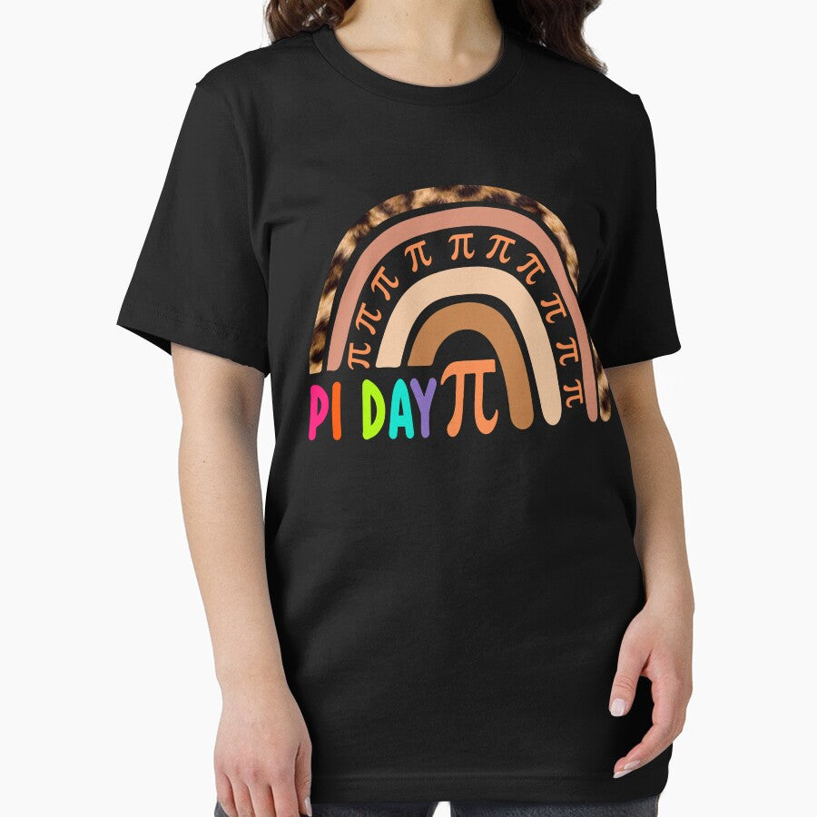 Rainbow Pi Day Math Teacher boys girls Pi day by tshirtsdesk