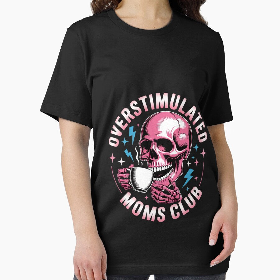 Overstimulated Moms Club Coffee Lovers Skull by FadeOfThrone