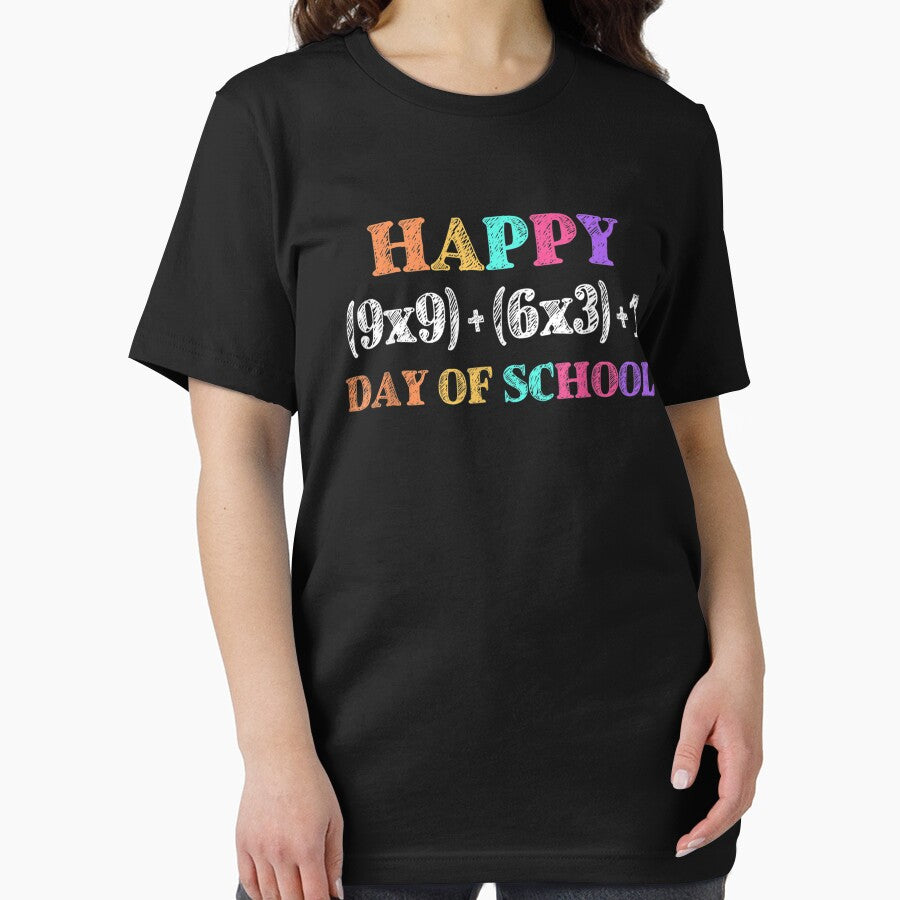 Funny Math Formula 100 Days Of School Teacher Boys Girls T-Shirt by DeringerVerile