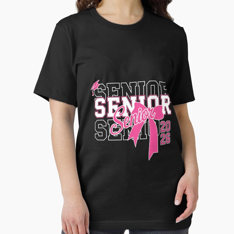 Senior 2026 Class of 2026 Coquette Pink Bow Graduation 2026 by Morphologiona