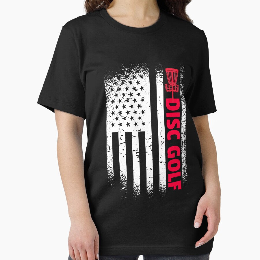 Disc Golf American Flag Frisbee Golf Patriotic Disc Golf Gear by DynamicDesign
