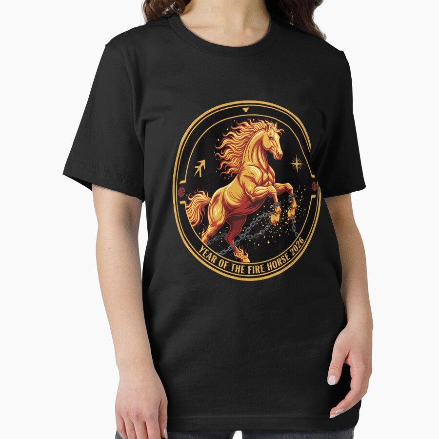 Year of the Fire Horse 2026 Lunar New Year Zodiac Art by PixelQ