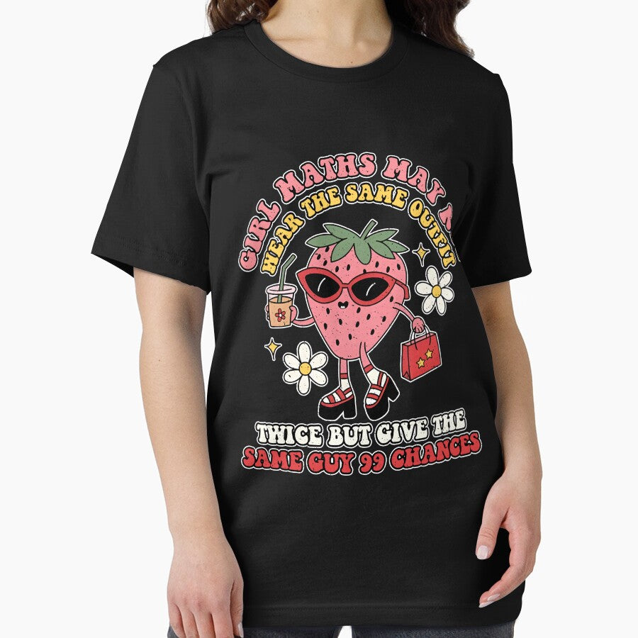 Girl Maths Give Same Guy 99 Chances Retro by joshamir