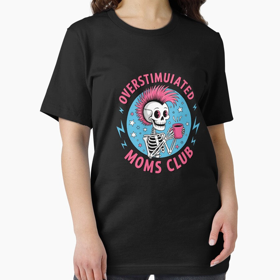 Womens Overstimulated Moms Club Neurodivergent Mental Mom H by SyntaxClaw
