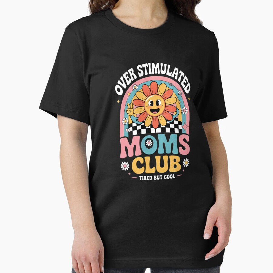 Women Overstimulated Moms Club Groovy Mothers Day 1 by SyntaxClaw