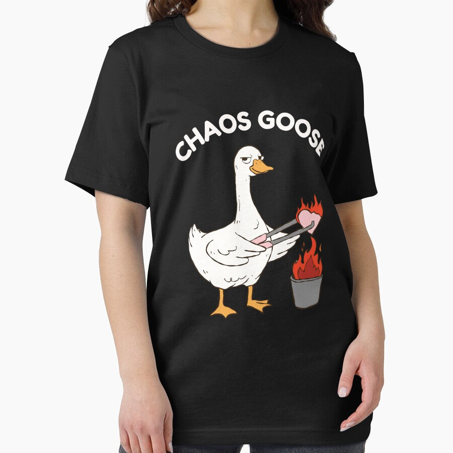 Chaos Goose Funny Goose Shirt | Absurd Animal Meme Humor by MotivaChic