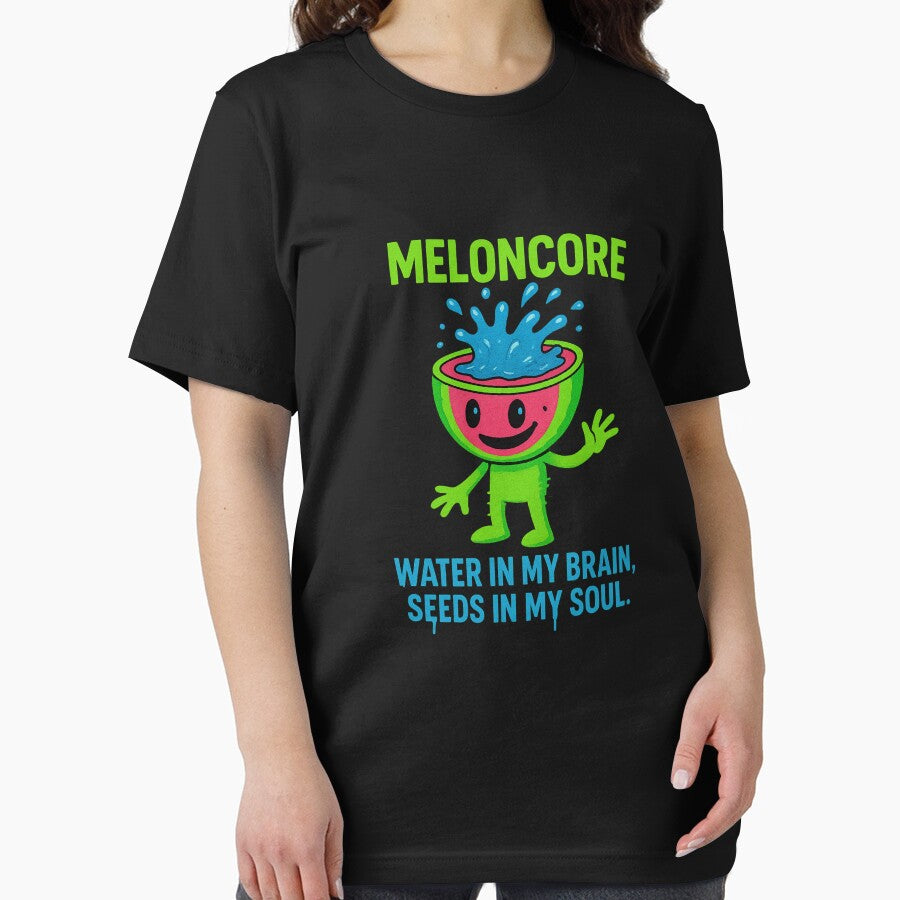 Meloncore – Brainrot Watermelon Character Surreal Meme Sticker by VisionTear