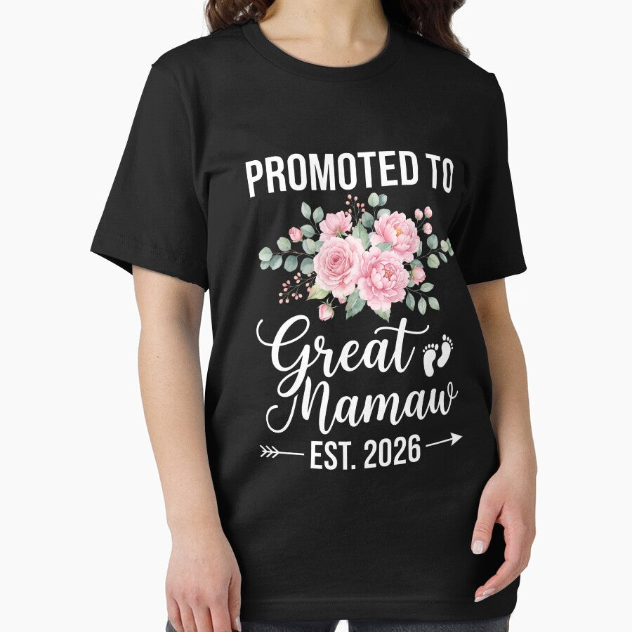 Promoted To Great Mamaw Est. 2026 Expecting Great Grandmother Announcement by SofenArt