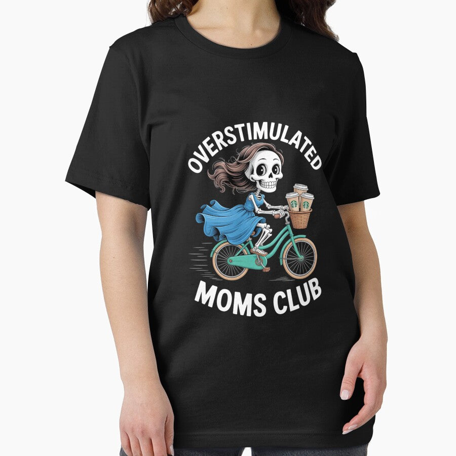 Overstimulated Moms Club Tshirt Mom Depression Mental by velltoons