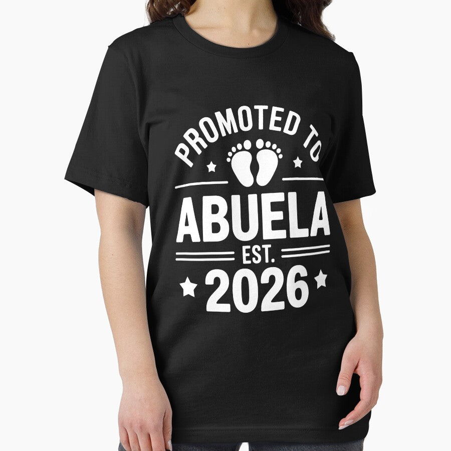 Promoted to Abuela Est. 2026 Grandparents Baby Announcement by BakeryDozen