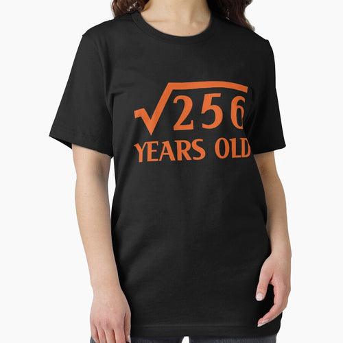 16th Happy Birthday Art 16 Years Old Square Root of 256 by melsens