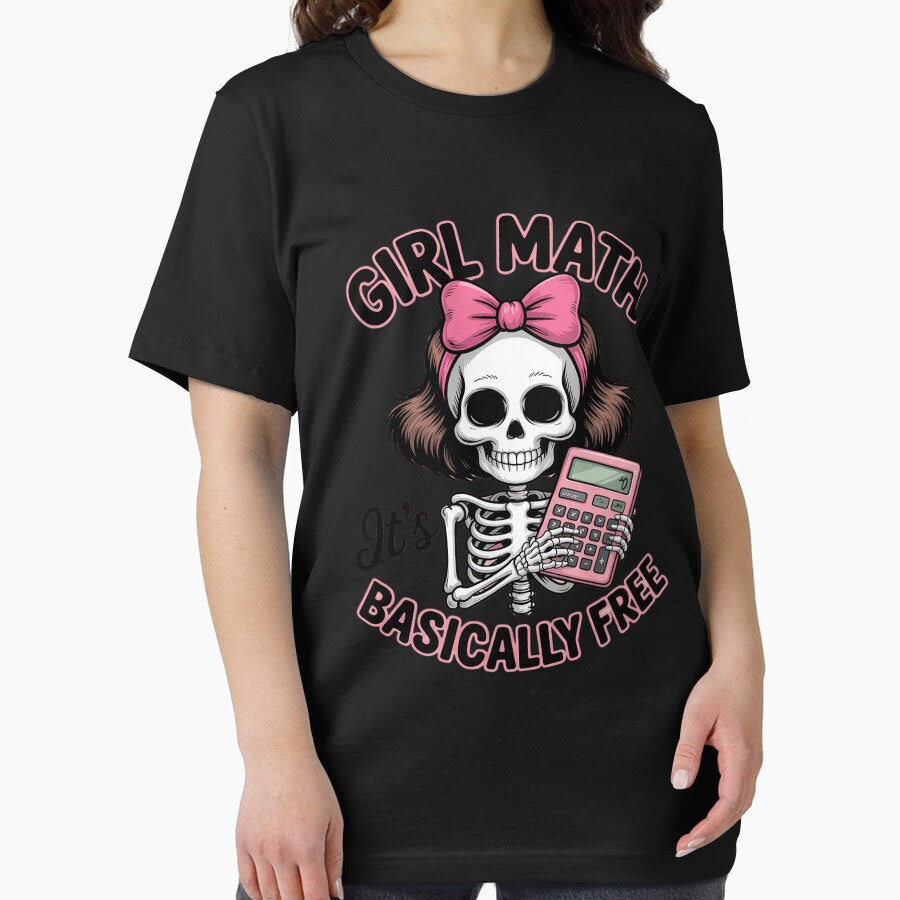 GIRL MATH it's FREE BASICALLY FREE Funny by FluoroWave