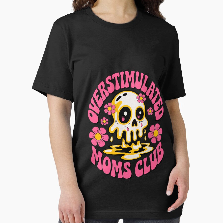 Overstimulated Moms Club Saying Groovy Mom Last Nerve 0 by FadeOfThrone