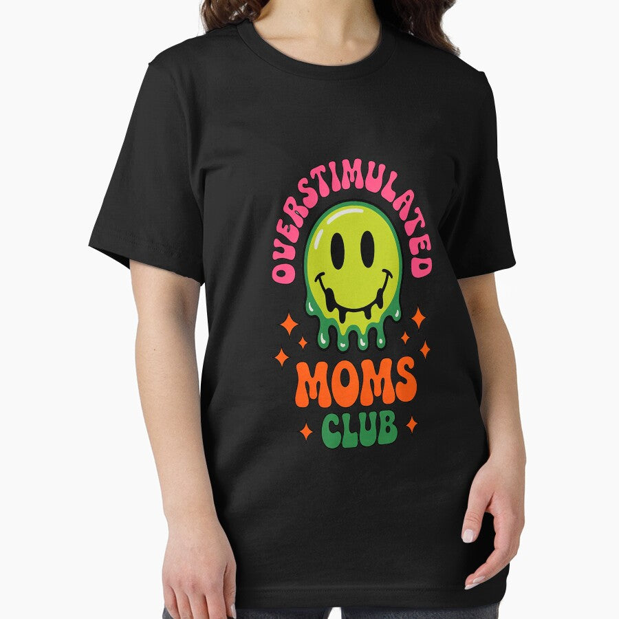 Overstimulated Moms Club Mother's Day Mama Mom Life by TheRetroStyle