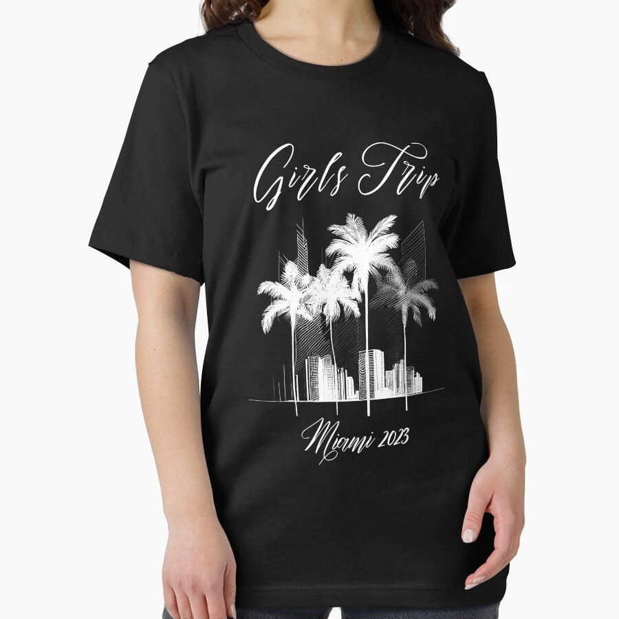 Girls Trip to Miami 2023: Glamorous Miami, Palm Trees, simple design, minimalist shapes with clean lines, modern and elegant look, stylish and classic appeal (10) by TourDePassion