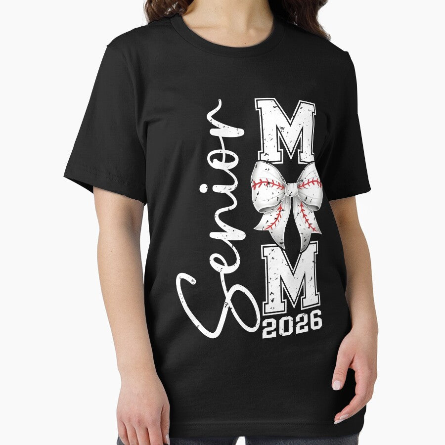 Senior Mom Class of 2026 Baseball Graduation Coquette Bow by jakaun