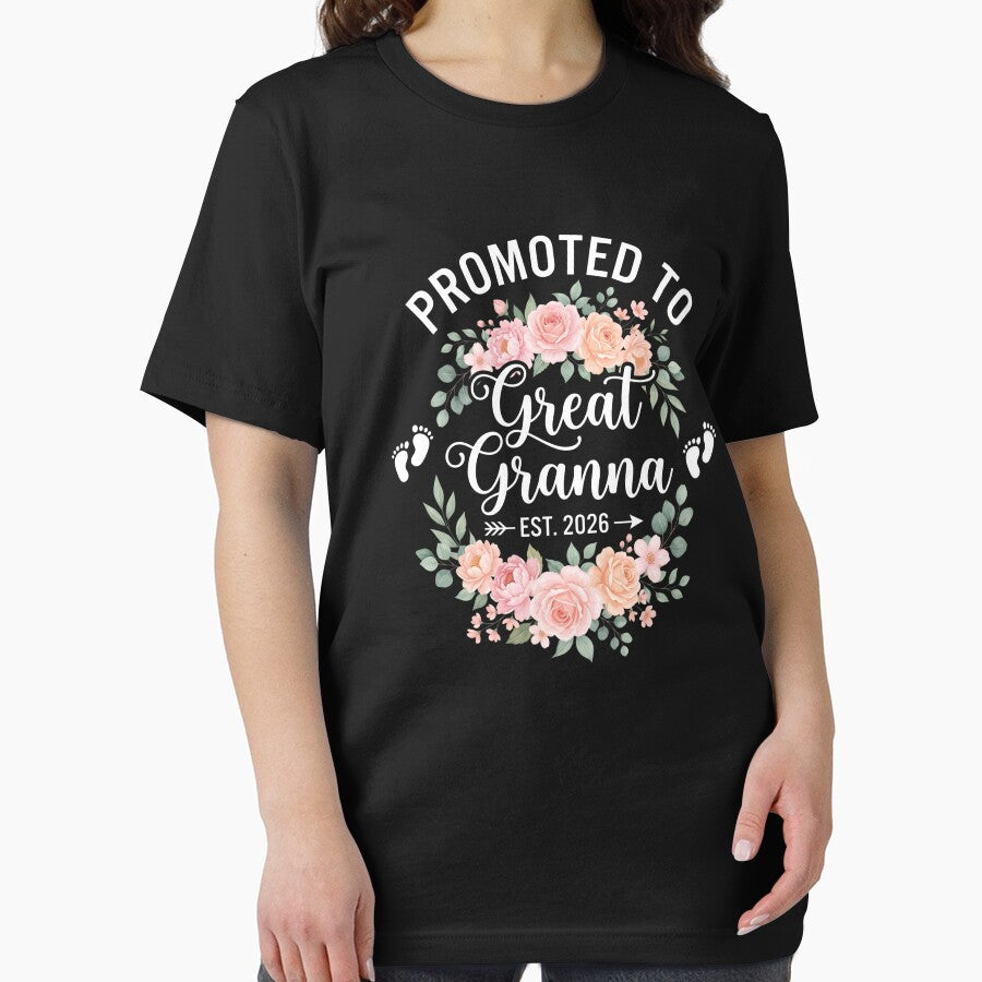 Promoted+To+Great+Granna+Est. 2026+New+Baby+Announcement+Future+Great+Grandma+Gift by SofenArt