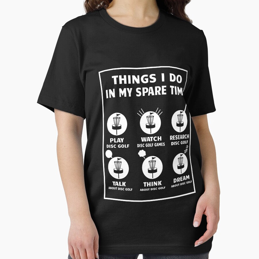Things I Do In My Spare Time Disc Golf Player Funny Gifts by issambak