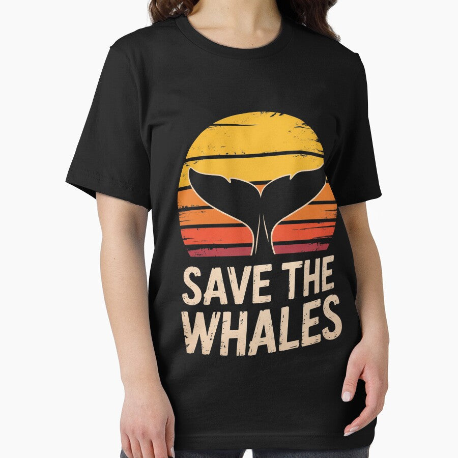 Save The Whales Nautical Ocean Orca Whale Conservation II by nicomitchell